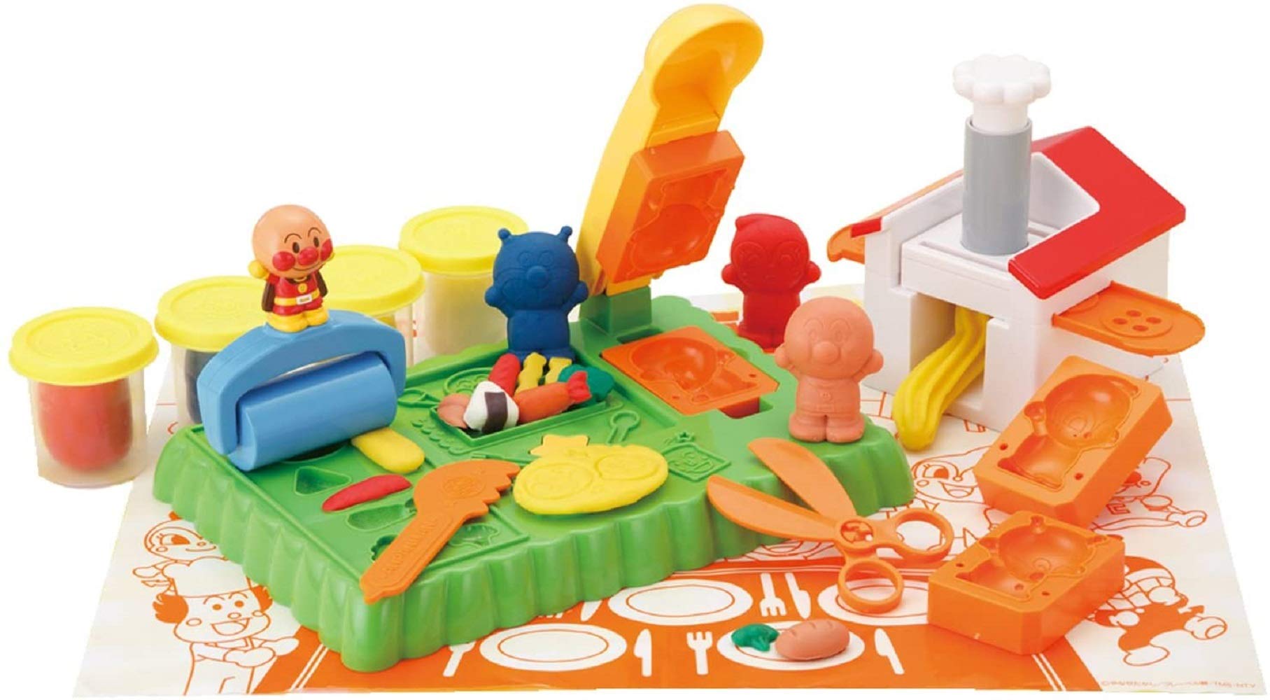 アンパンマン 粘土セット、しまじろうなど