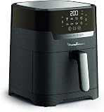 Moulinex Friteuse sans huile XL + gril, 4,2 L, 6 personnes, 8 programmes, Température réglable, Timer, Air fryer, Frites, Grillades, Poulet rôti, Easy Fry & Grill Digital 2-en-1 EZ505810 - 1