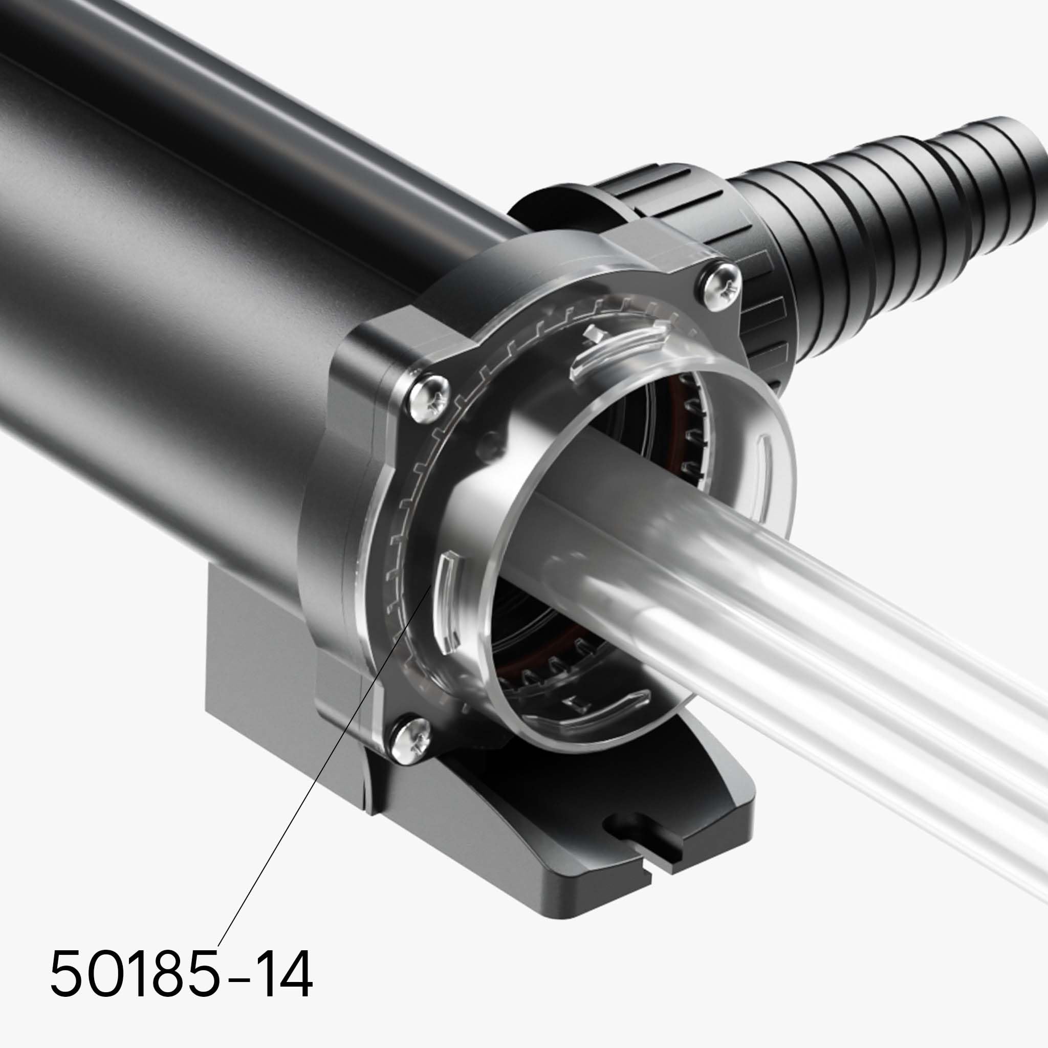 SunSun Ersatzteil für CUV-336 Teichklärer – Quarzglashülse – für Teichfilter, UV Leuchtmittel, UVC Klärer Zubehör