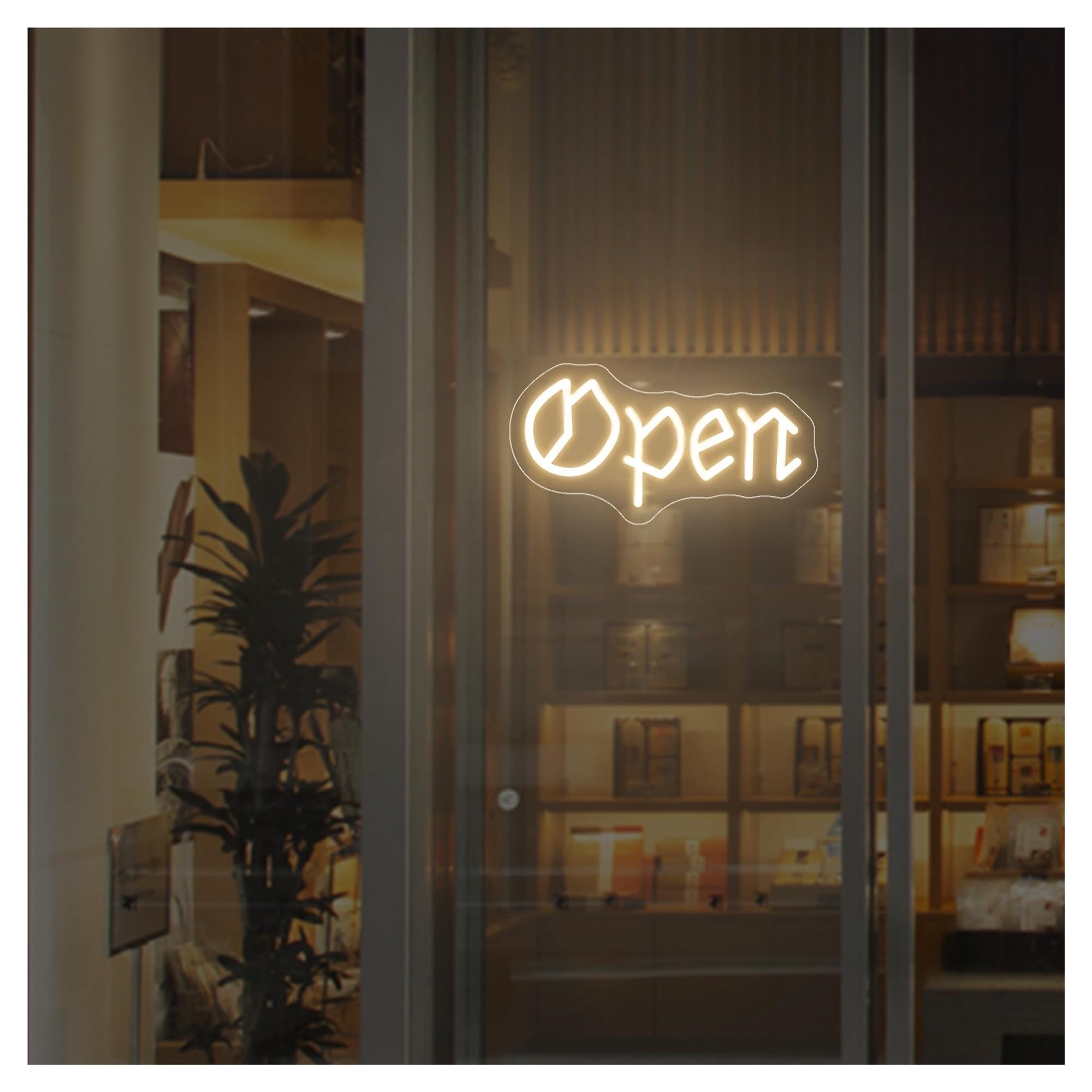 Shouxi A Sign Lamp Gothic Neon Open Sign Personalized Wall Light, Restaurant Bar Hanging Decor, Font Business Storefront Window Display 18Cmx36cm(A)
