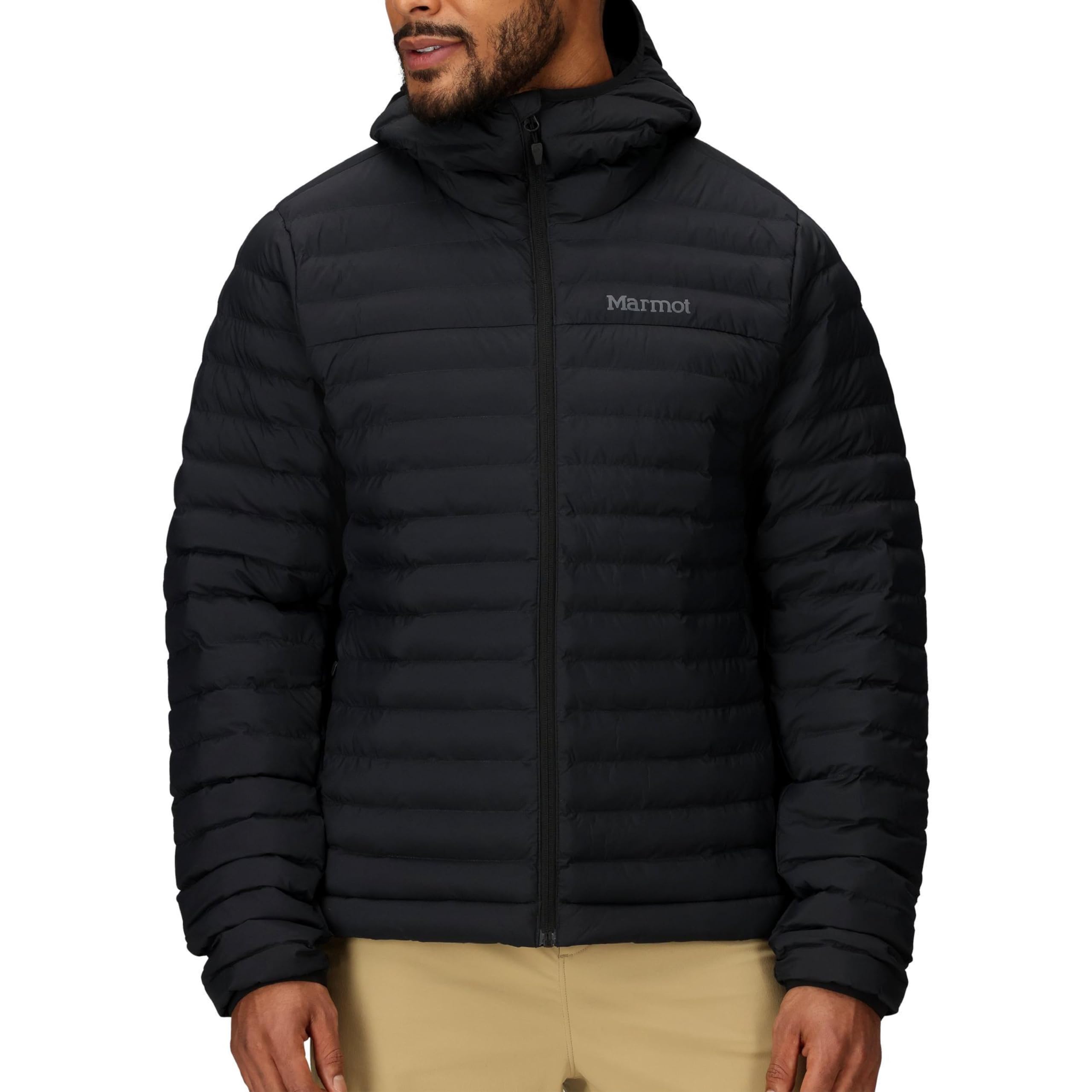 Men's Echo Featherless Hoody - Lightweight Down-Alternative Puffer Jacket with Hood