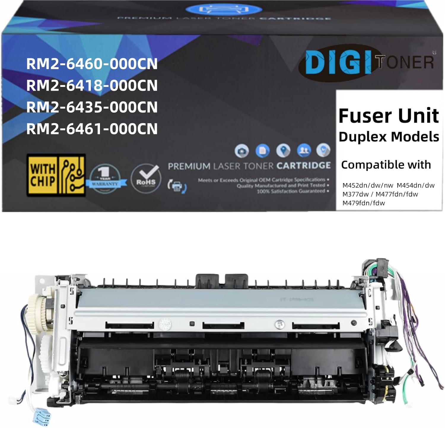 RM2-6460-000CN RM2-6418-000CN RM2-6435-000CN RM2-6461-000CN Duplex Models Fuser Unit for Color LaserJet Pro M377 M452 M454 M455 M477 M479(110v/220v-