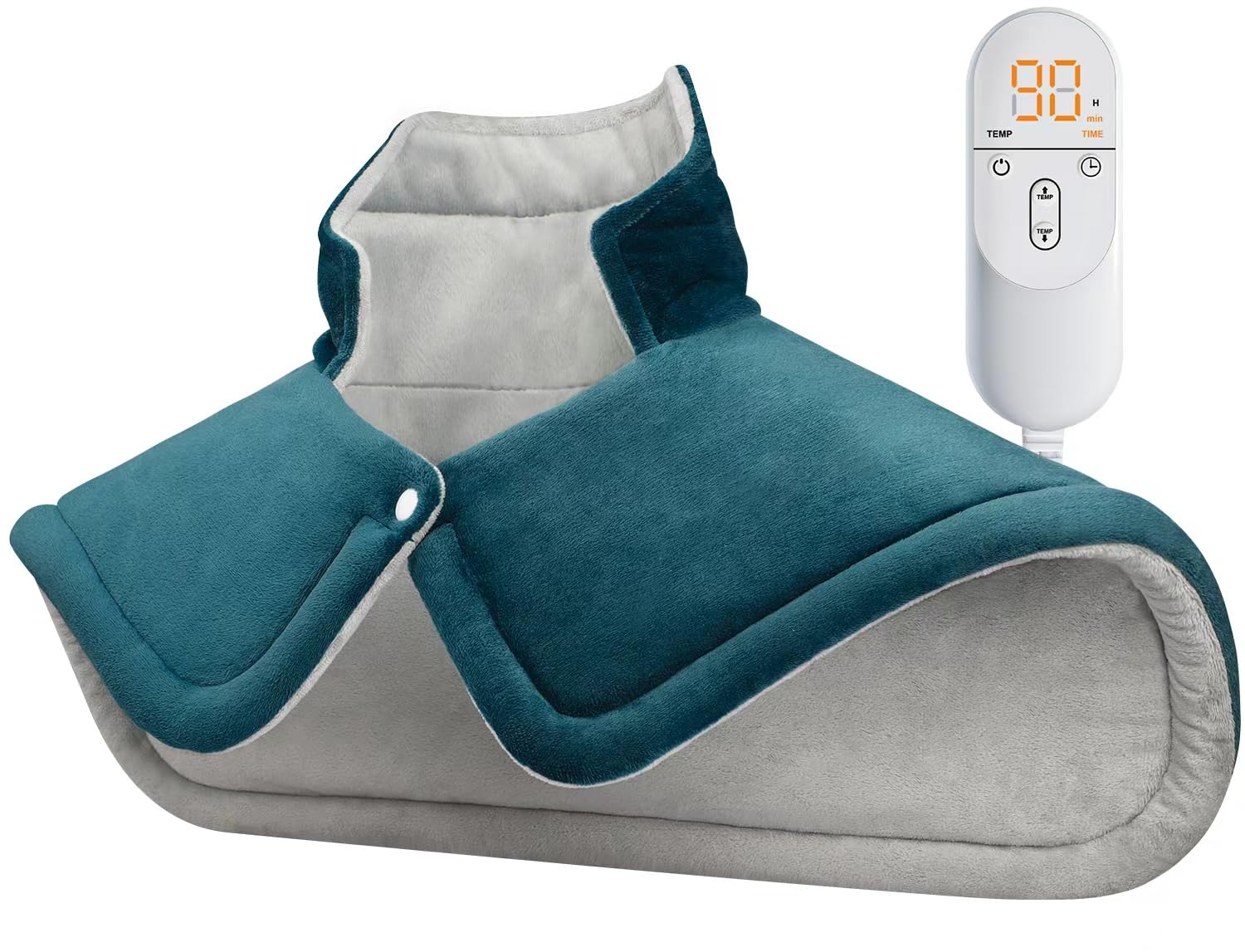Photo 1 of Neck Heating Pad, Upgraded PTC+NTC Even Heating, Heat Pad for Neck Shoulders Back, Versatile Electric Heated Neck Wrap for Full-Body Relax, Birthday Gifts for Women Men, Mothers Day Gifts for Mom Wife
