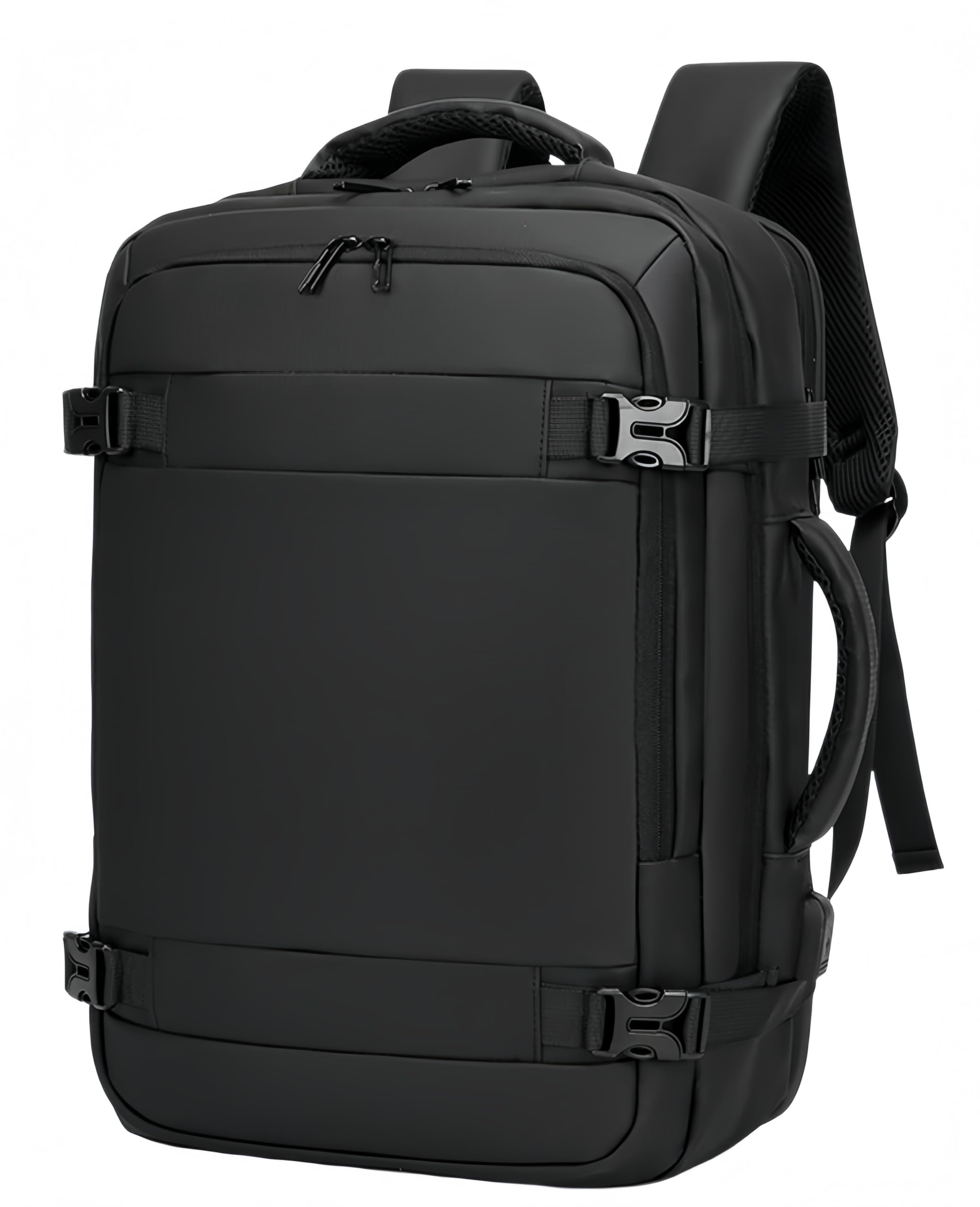 [DEULUKO] ビジネスリュック メンズ 大容量 32L-42L拡張 17.3インチPC対応 機内持ち込み 出張 通勤 防水 バックパック