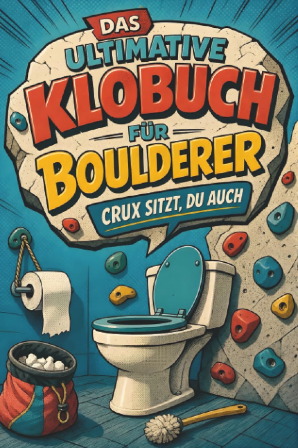 Das ultimative Klobuch für Boulderer: Crux sitzt, du auch. Lustiges Geschenk mit Lifehacks, Fun Facts und Geschichten