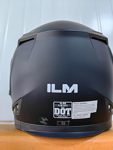 Miniatura 8 de ILM Bluetooth Integrated Modular Flip up Full Face Motorcycle Helmet Sun Shield Mp3 Intercom Model 953953 PRO