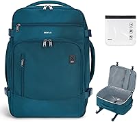 Vista 22 de ECOHUB Mochila de Viaje Mochila de Equipaje de Mano, Negro-3, Mochilas de viaje