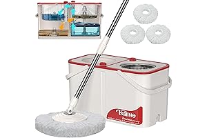 Cubetas para Trapeador con Separador de Agua Succia y Limpia para Casa