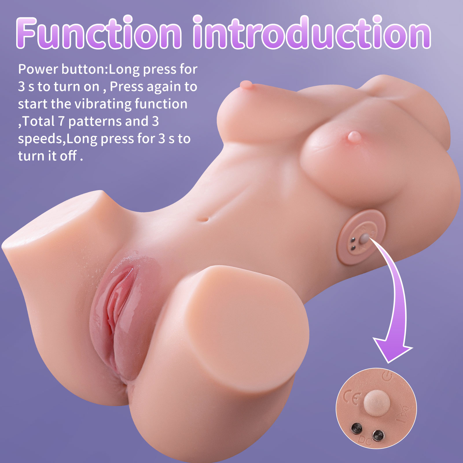Watch Multifunctional sex doll details display on Amazon Live