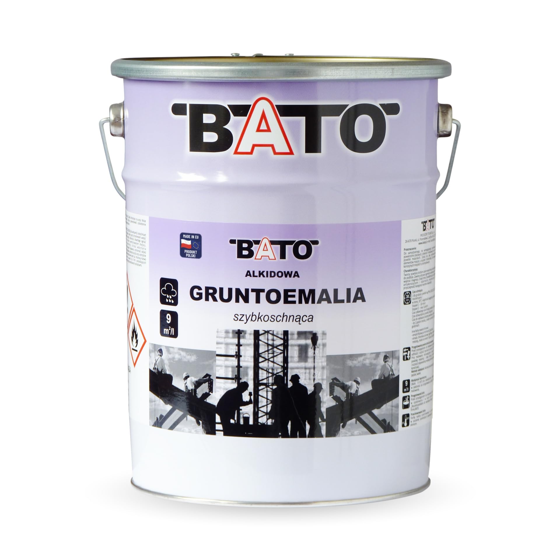 SCHNELLTROCKNENDE ALKYD-GRUNDIERUNG ALUMINIUM RAL 9006 A 5L