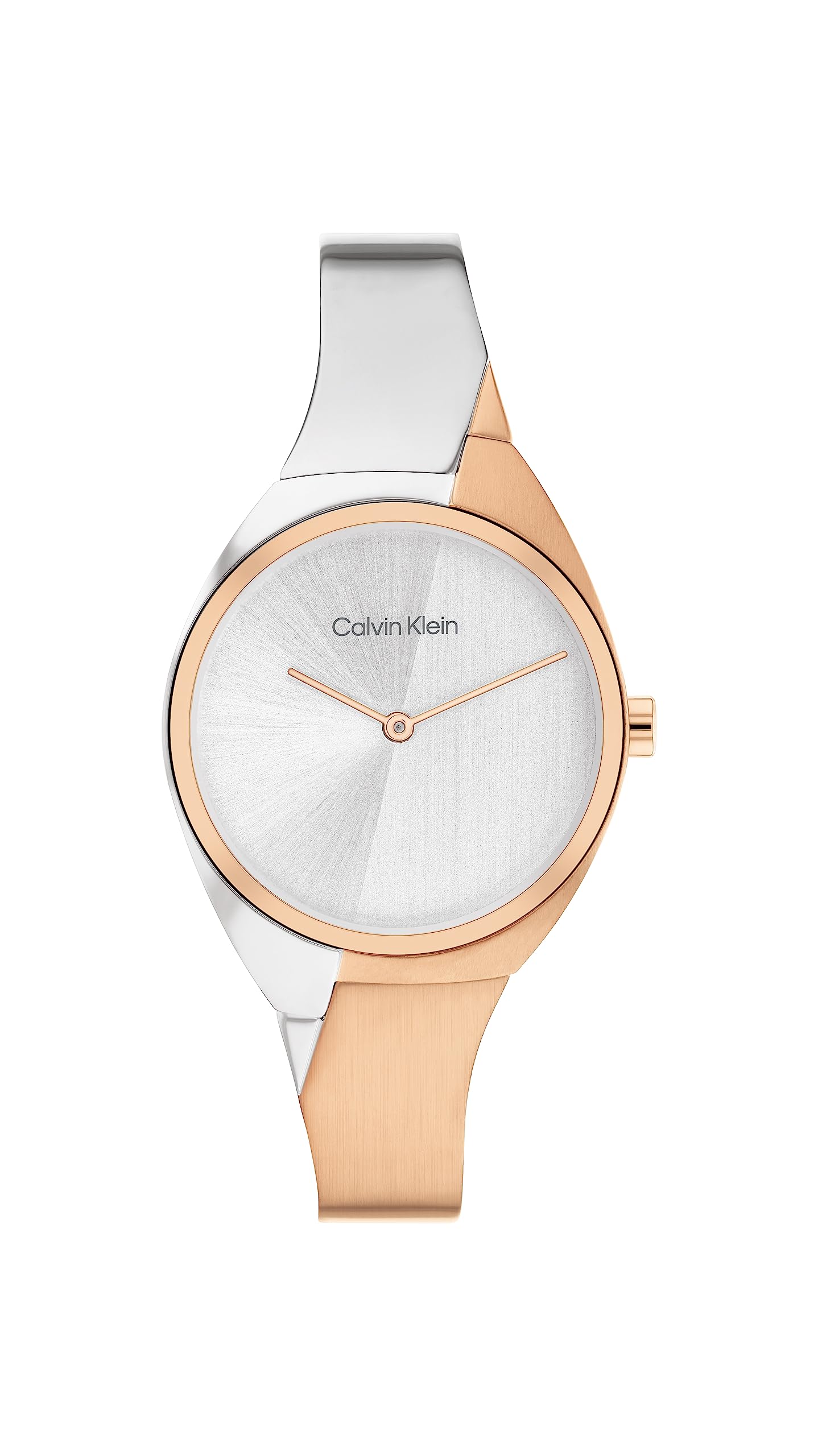 Calvin Klein Analogue Quartz Watch for Women Charming Collection with Two-Tone Stainless Steel Bracelet - 25200237