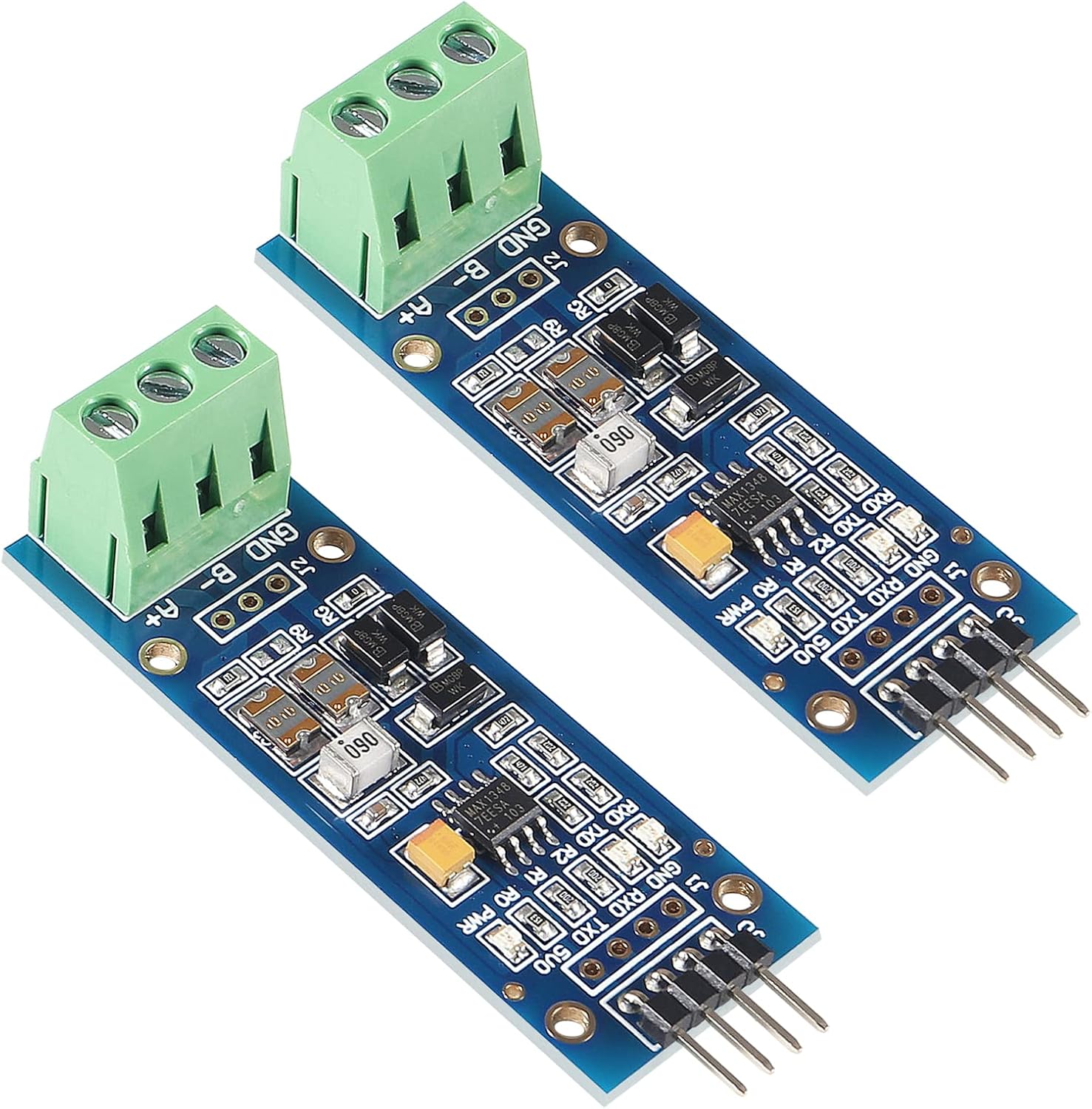 Buy DWEII 2PCS RS485 to TTL 5V Board RS-485 Module TTL to RS485 Module ...