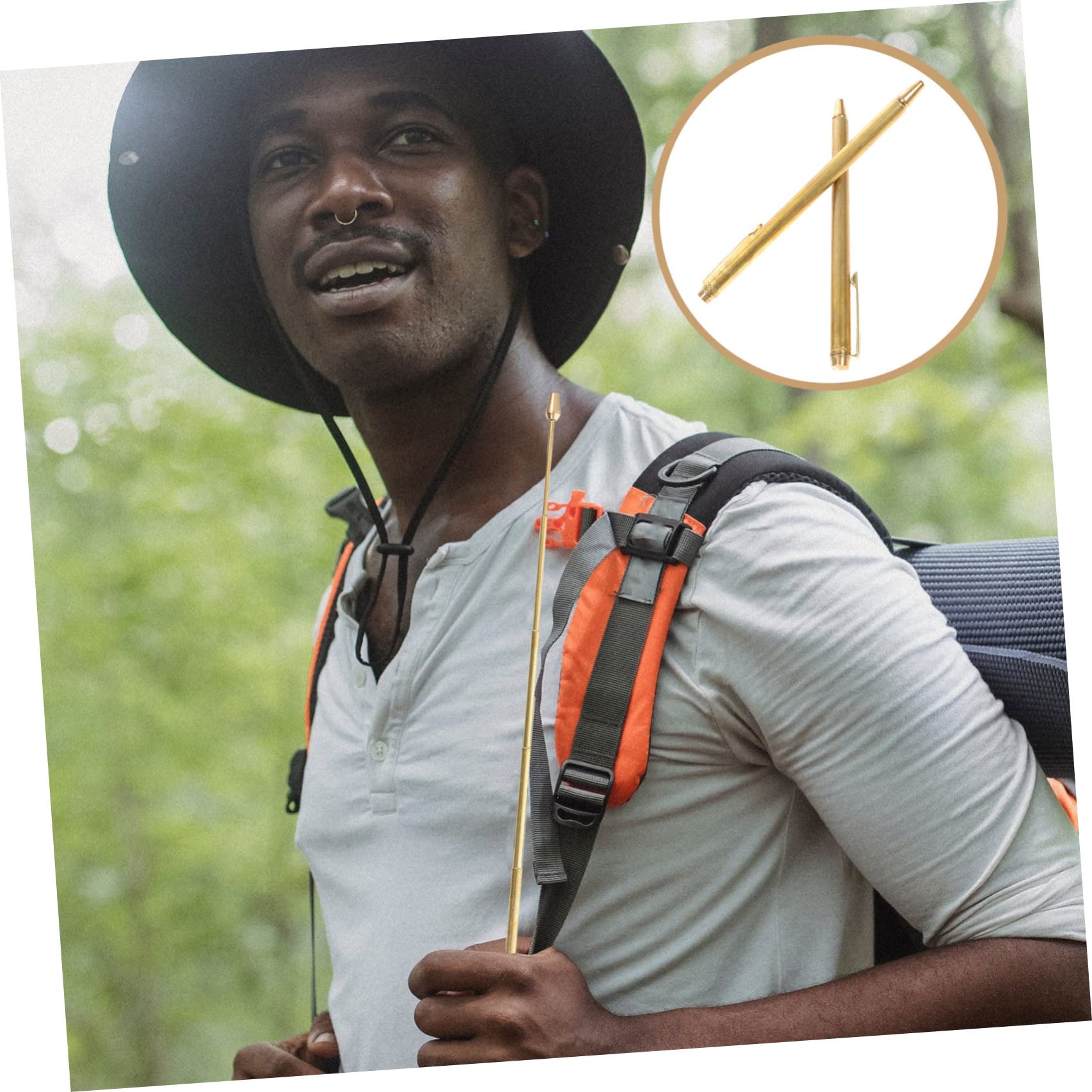 FUNOMOCYA Telescoping Dowsing Rods for Feng Shui Retractable Water Detection Divining Rods Professional Tool Set