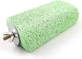 Bird Parrot Calcium Teeth Mouth Molar Grinding Stone Hamster Grinding Stone Chew Toy Perch Jumping Stand for Parrot Budgies Chinchilla Squirrel Hamster Cage Stand Platform