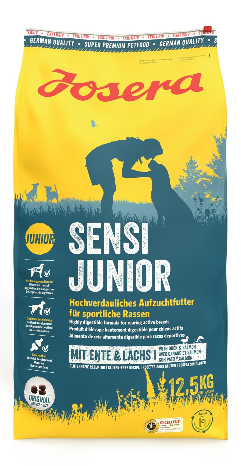 Josera SensiJunior Trockenfutter für Hunde 12,5kg