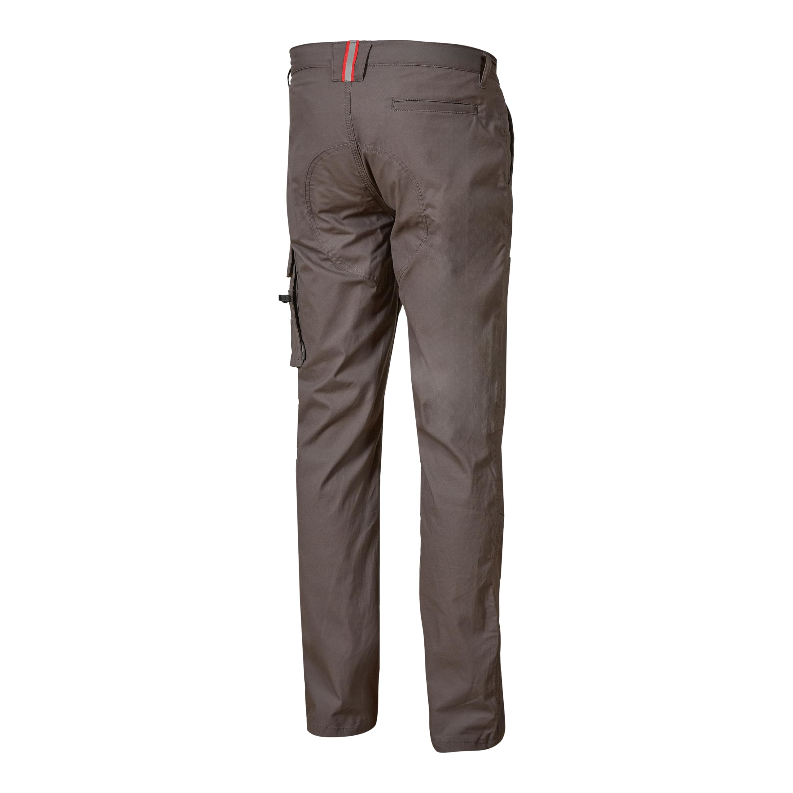 U-Power OCEAN, Arbeitshose für Herren, Slim_Fit Cargohose, mit Knopfverschluss, große Multi_Taschen, Stretch-Baumwollstoff, bequeme Oberbekleidung - Grey Iron L