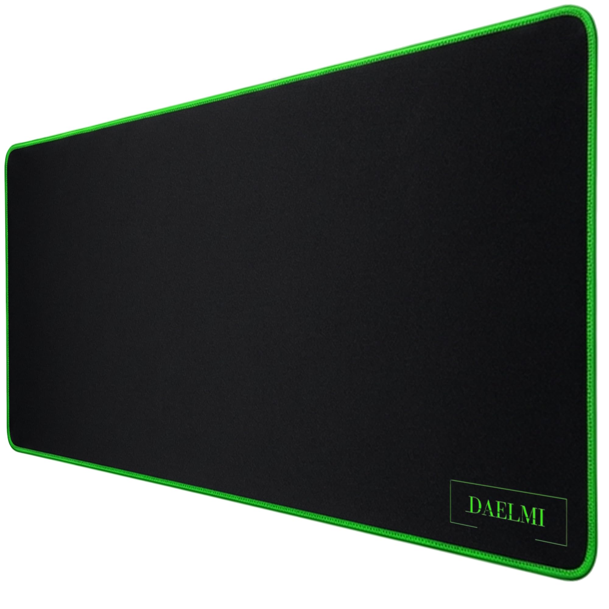 XXL Mouse Mat 900 × 400 – Precise Surface and Non-Slip Base – Ideal for Gaming and Telework – Design for Modern Setups – Gaming Mat (Black and Green)