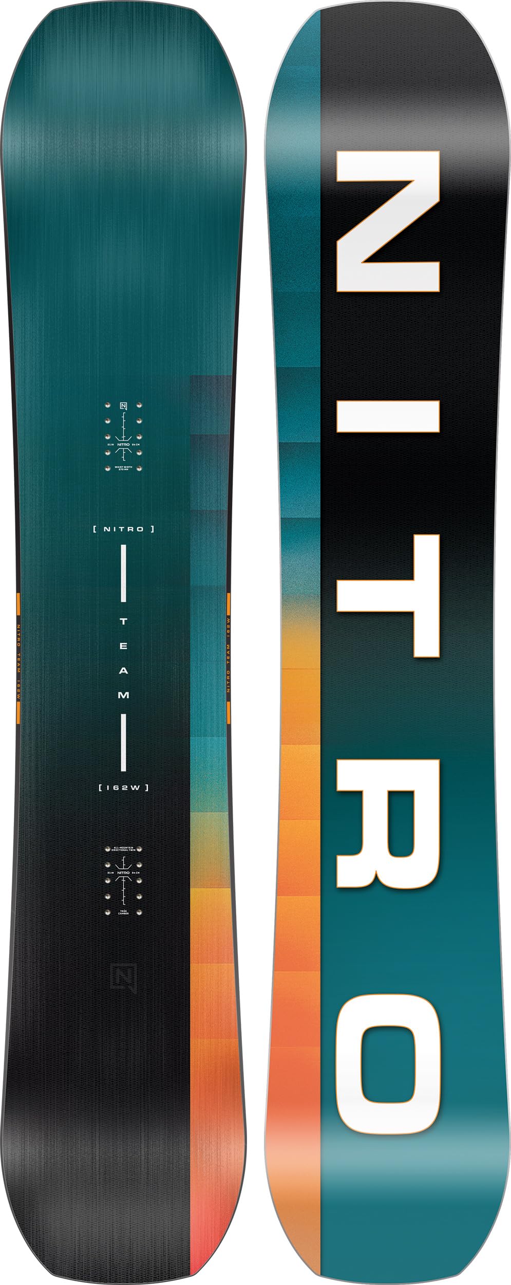 Nitro Team Men's Directional Twin All-Mountain Snowboard