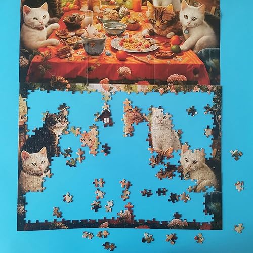 Miniatura 3 de Rompecabezas de 500 piezas para adultos, rompecabezas de 21 x 15 pulgadas, rompecabezas difíciles para adultos desafiantes, picnic perfecto