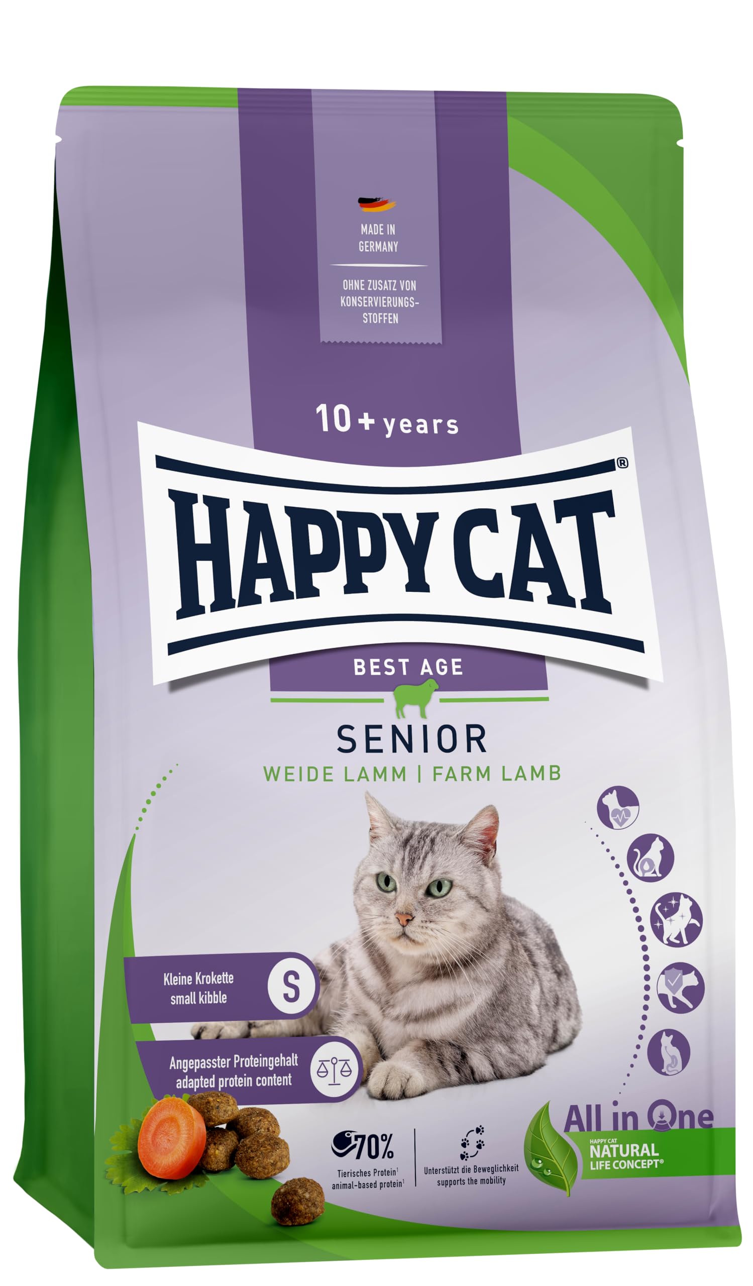 キャットフード rurumam Amazon.co.jp: ハッピーキャット （シニア用） 消化器ケア ラム 4kg