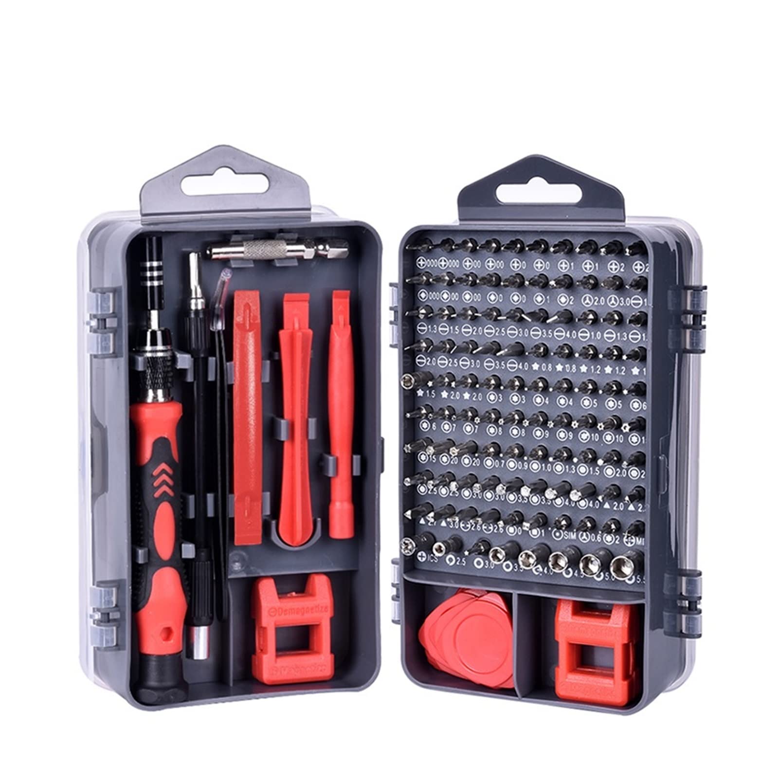 Generic Juego de destornilladores 138 en 1 destornillador de precisión magnético Phillips juego de destornilladores hexagonales reparación de teléfonos móviles herramientas manuales herramientas portá