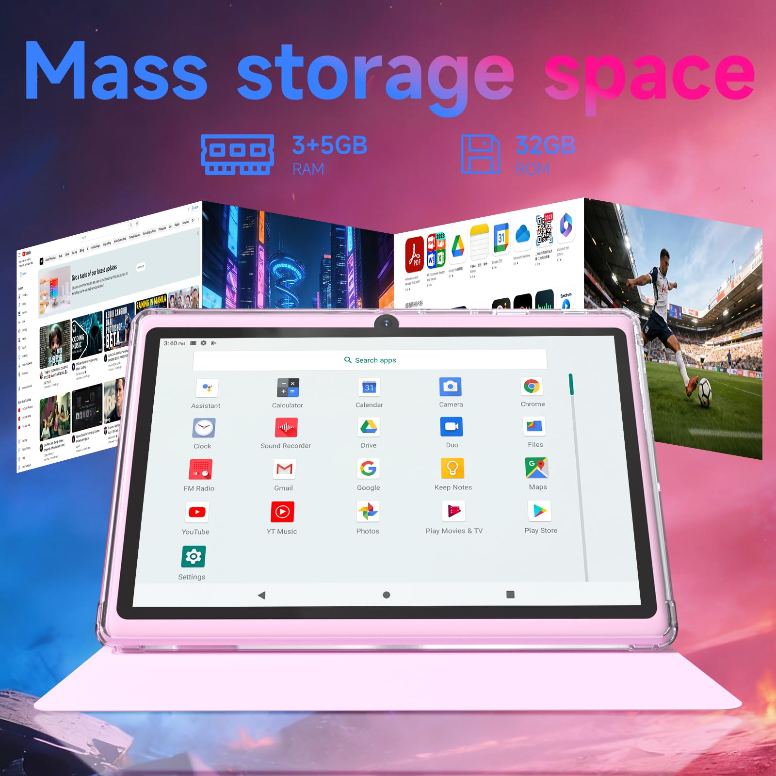 Amazon.co.jp: 7インチタブレット Android 14タブレット ケース付き