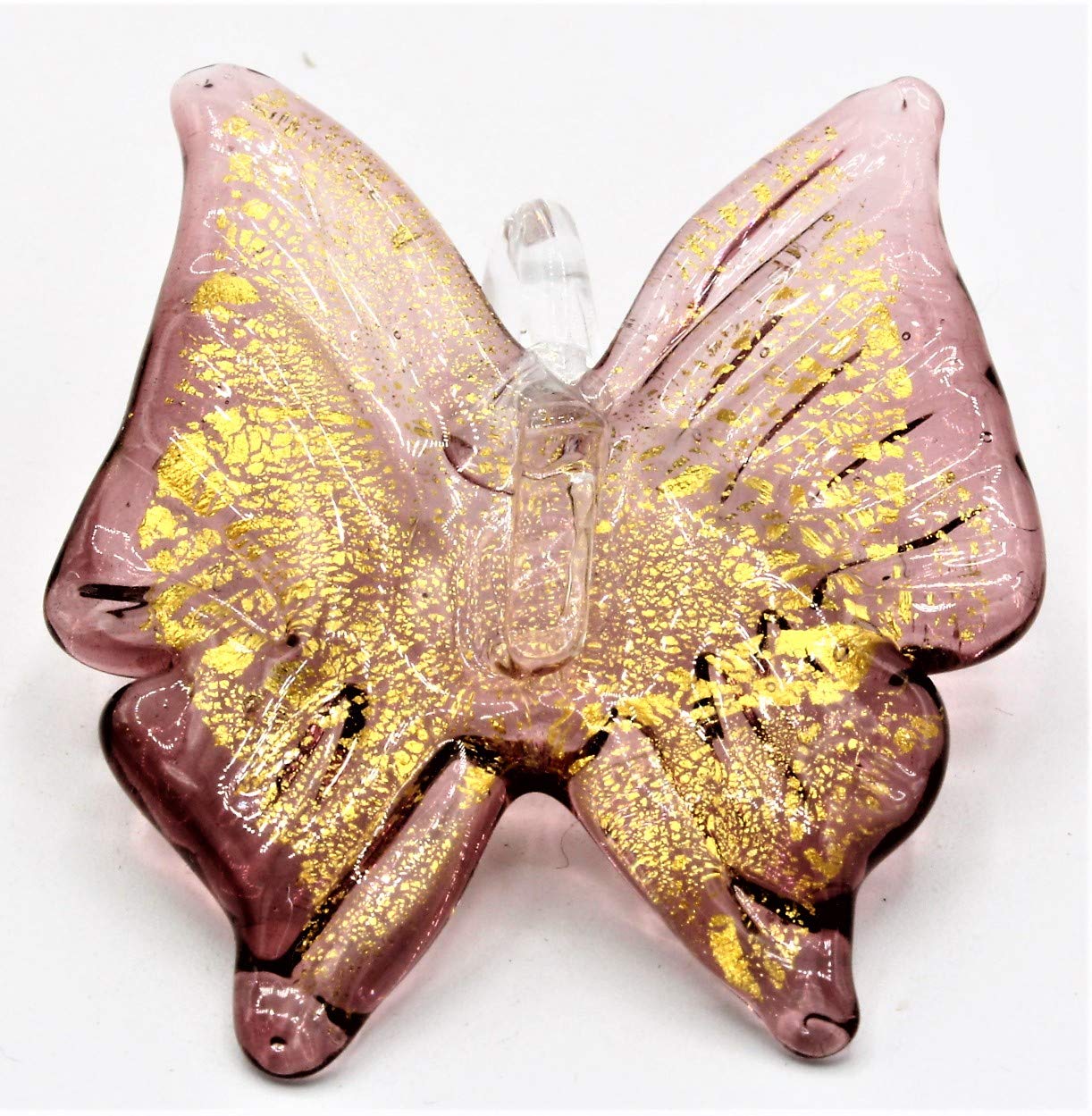 Muranoglas Schmetterling, Handgefertigt In Italien, 5 Cm Flügelspannweite