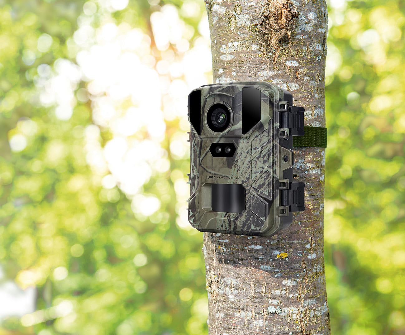 VisorTech Wild-Überwachungskamera: 2er-Set WLAN-Wildkamera mit 50 MP, 4K interpoliert & No-Glow-IRs (4K-WLAN-Wildkamera mit App, Wild-Überwachungskameras, ohne)