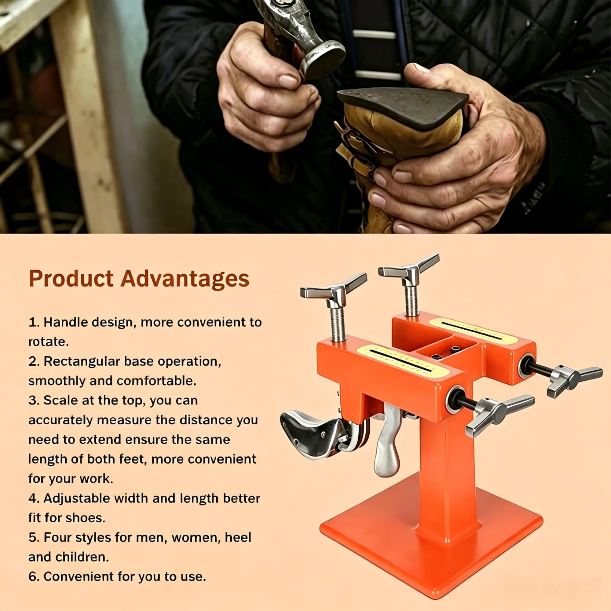 VZXATYOP Ampliador manual de zapatos y ensanchador de horma para hombre, mujer, zapatos de tacón kit de ensanchador de zapatos,herramienta de aluminio para ensanchar zapatos ajustados y estrechos