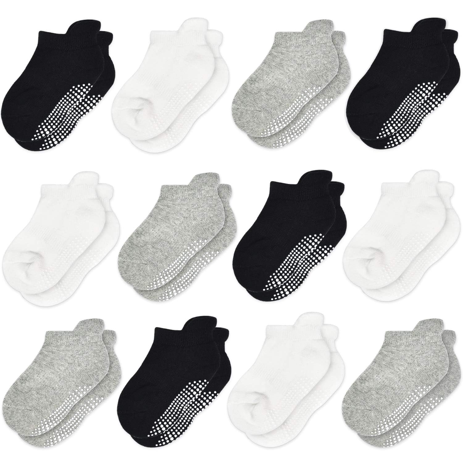 Lot De 5 Paires De Chaussettes Antidérapantes Pour Enfant - En ABS