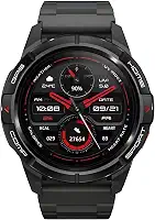 Mibro GS Active Smartwatch para homens e mulheres, Posicionamento GPS Tela AMOLED 1000Nits 5ATM à prova d'água 150 modos esportivos Relógio inteligente para Android iOS, Preto