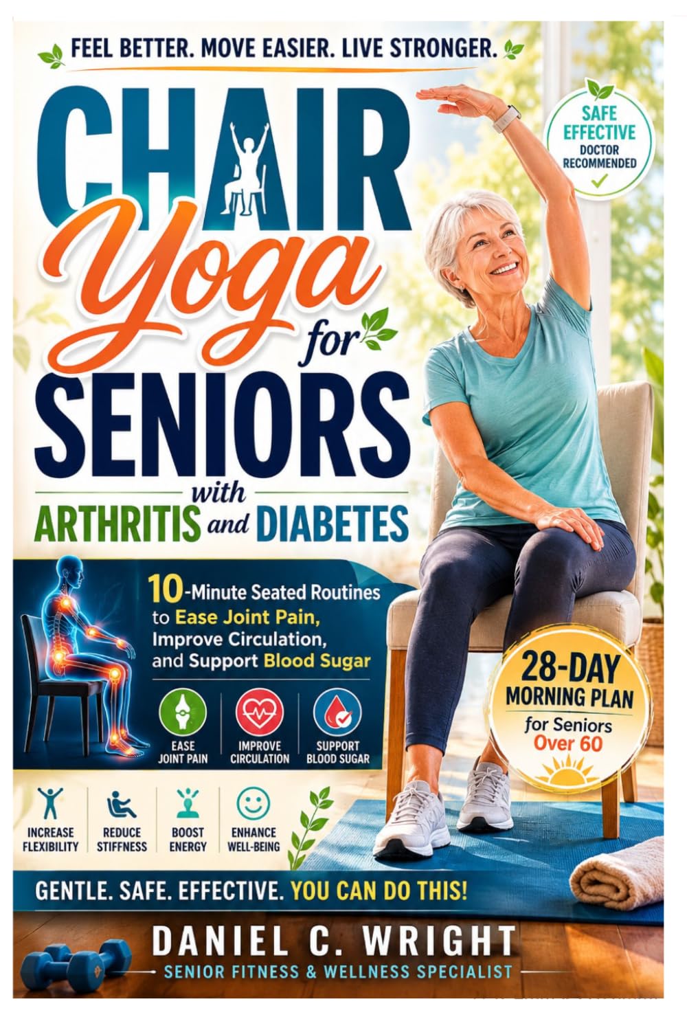 Chair Yoga for Seniors with Arthritis and Diabetes: Arthritis, diabetes, chair yoga, stretching exercises, calisthenics, seniors, beginners, workout training,seated yoga seniors arthritis, aging