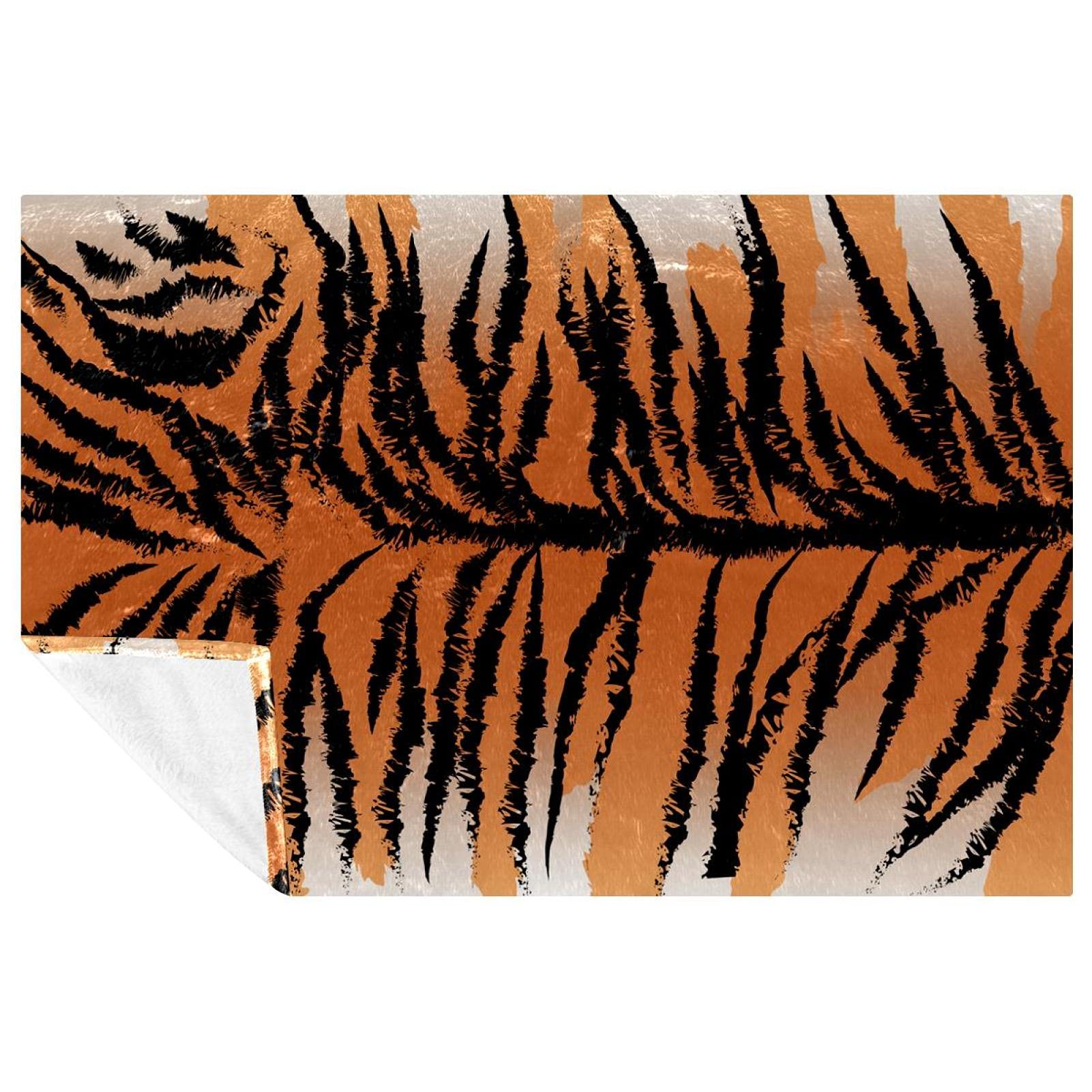 Couverture de pique-nique tigre sauvage pour camping et plage 150x100