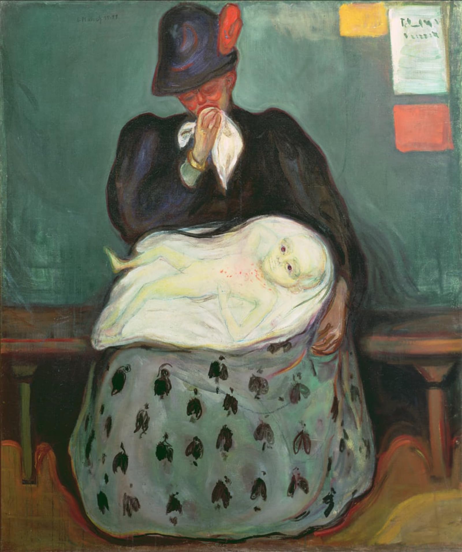 Artxlxxbn No Frame Famous Prints Artwork Pictures Poster Painting Art Inheritance By Edvard Munch Artwork Landscape Pictures For Home Decor 60X90cm