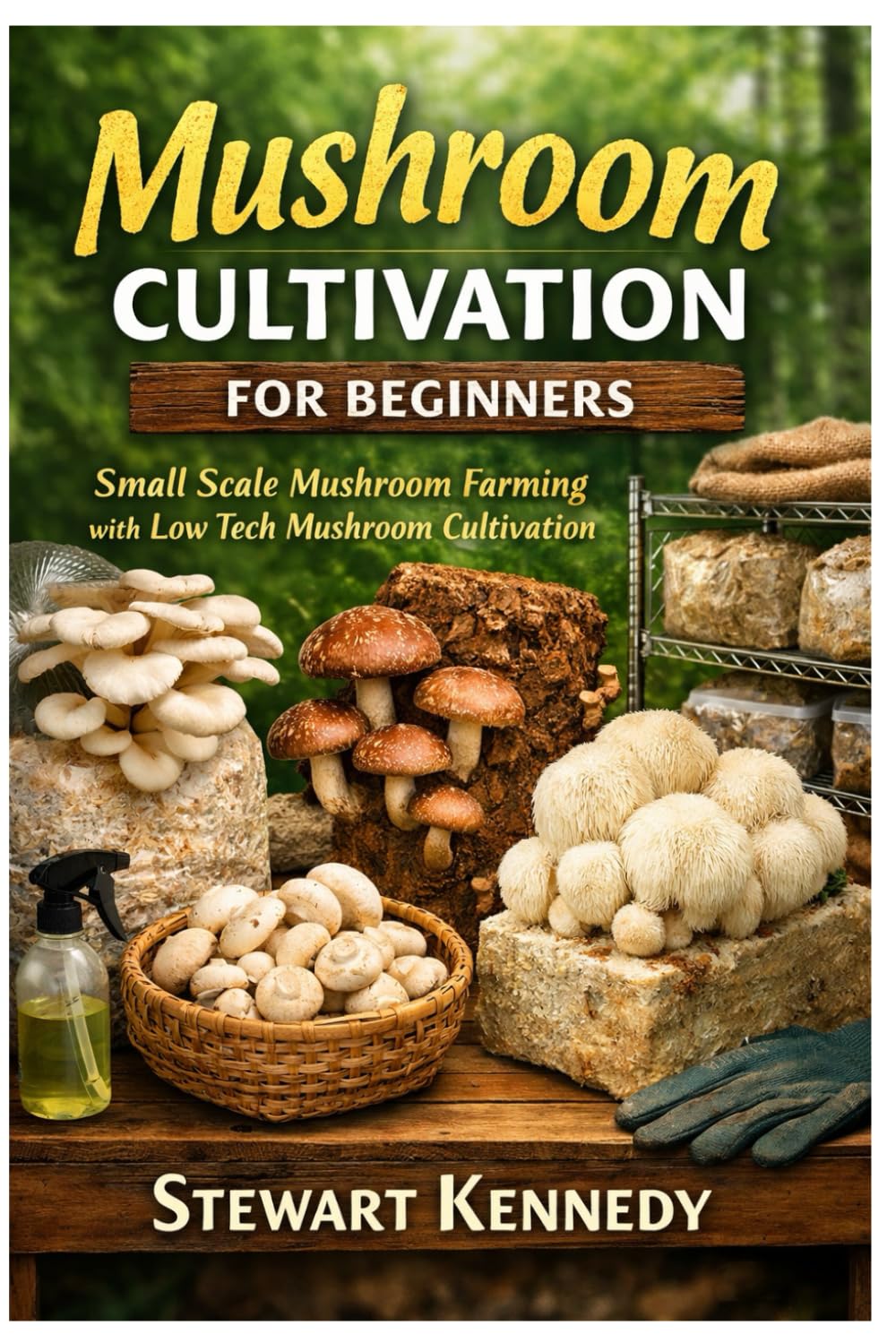 Mushroom Cultivation for Beginners: Small scale mushroom farming with low tech mushroom cultivation (Essential Guides to Crafts and Hobbies: Simple Projects and Essential Skills for Everyday Makers)