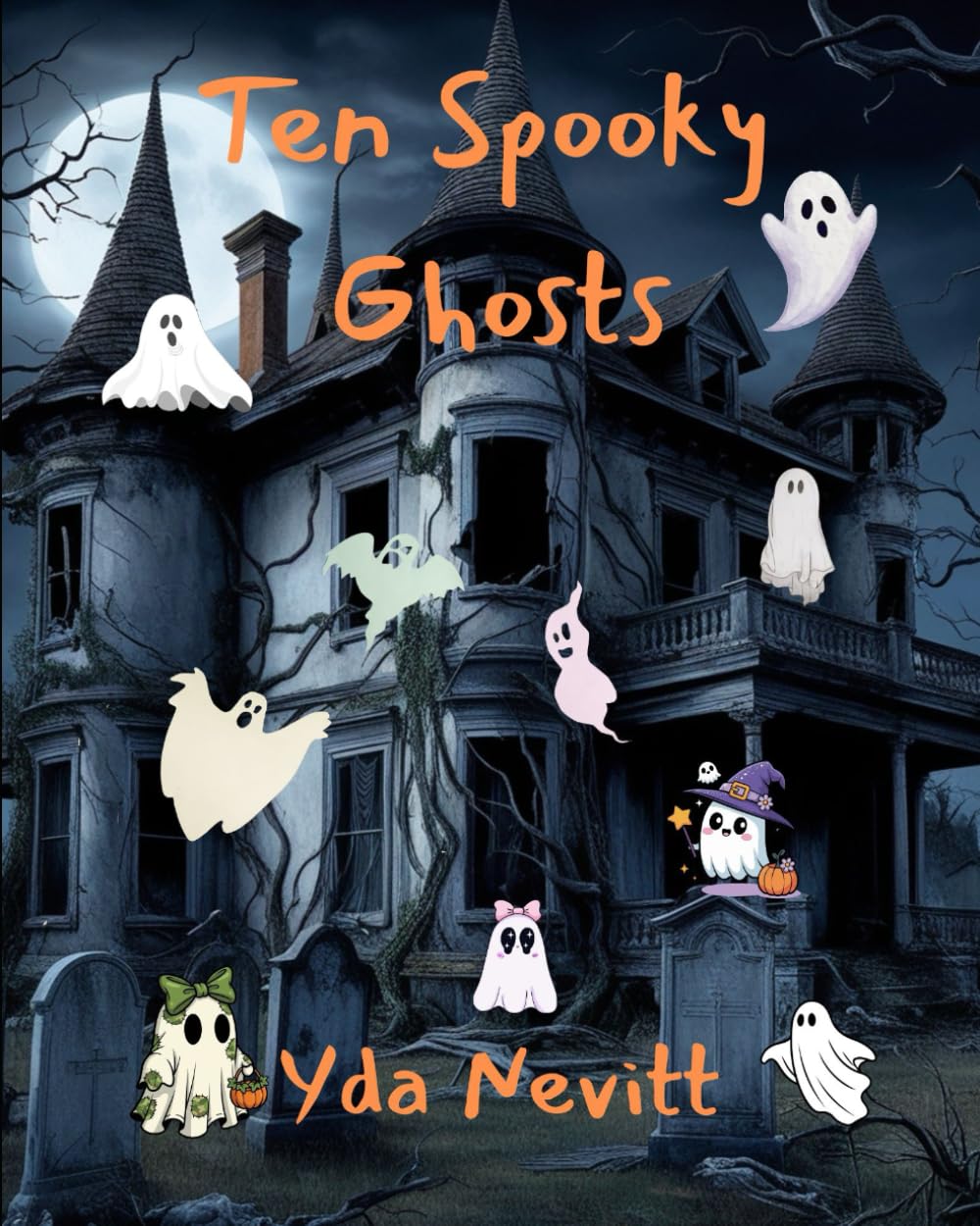 Ten Spooky Ghosts (Children's counting books)
