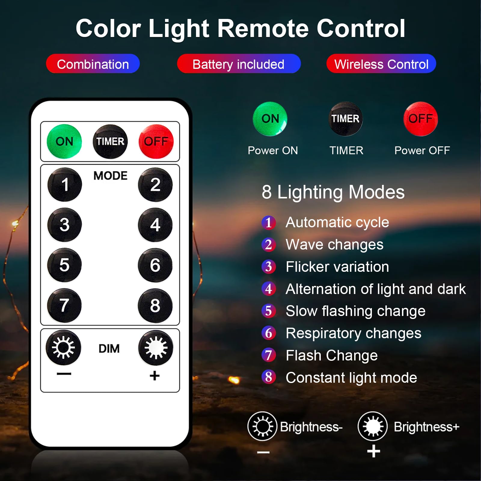 Luce rossa a forma di cuore da 50 LED, 4,6 m, presa USB e luce lampeggiante impermeabile alimentata a batteria, per interni ed esterni, proposta di Natale, anniversario, San Valentino