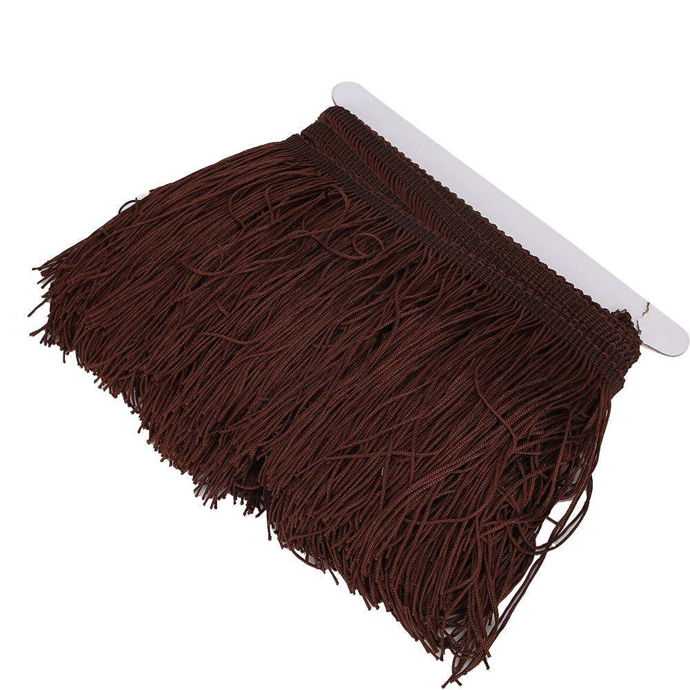 Frange Décorative WELROG - 10 Yards (9 M) - Pour Vêtements, Robes, Accessoires DIY - Noir