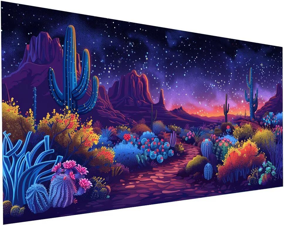Peinture Diamant Adulte au motif Cactus pour illuminer votre décoration de chambre
