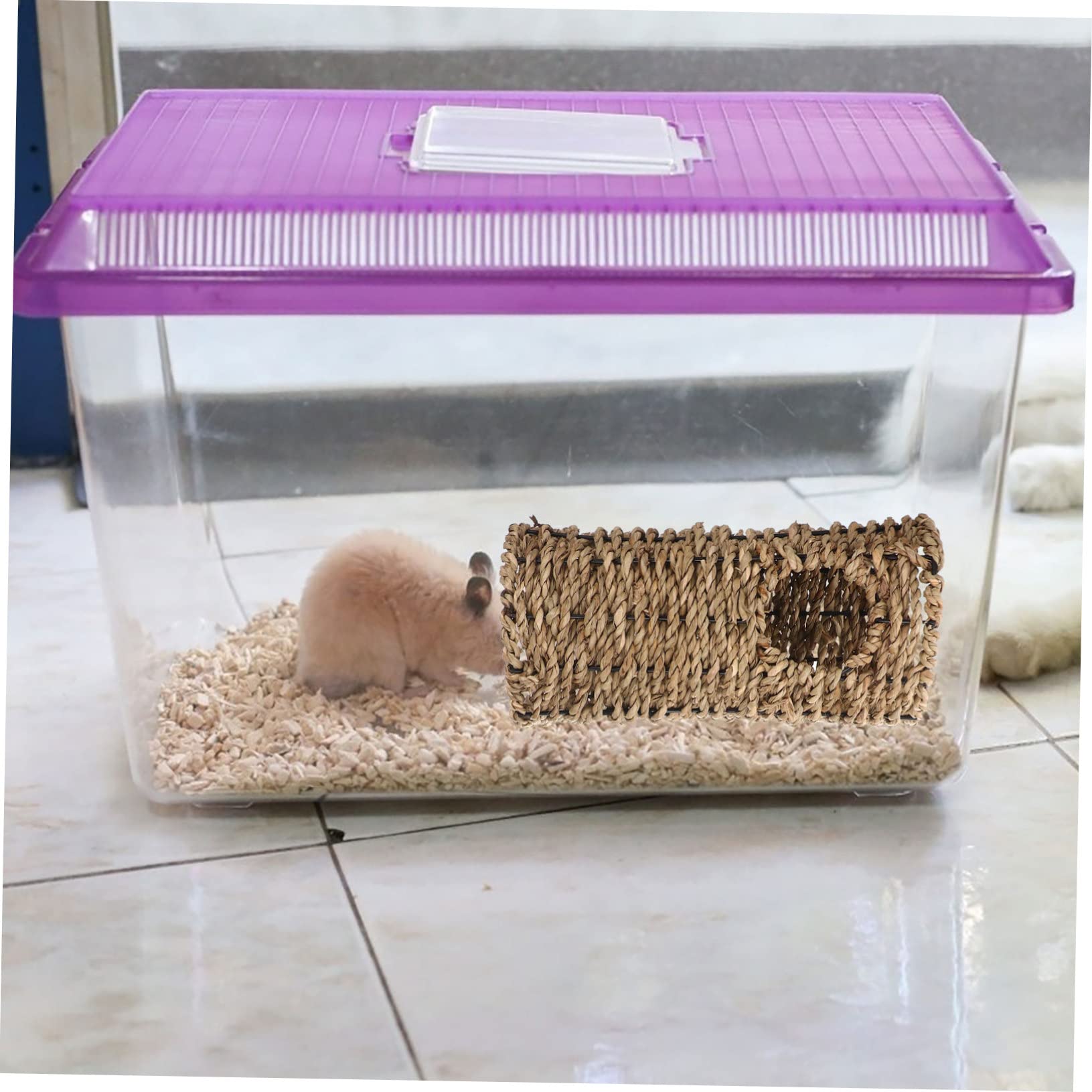 ibasenice Kaninchenspielzeug für Hamster und Haustiere Beißspielzeug zum Kauen Kauspielzeug für Kaninchen und Meerschweinchen Beruhigendes Kauspielzeug für Tiere