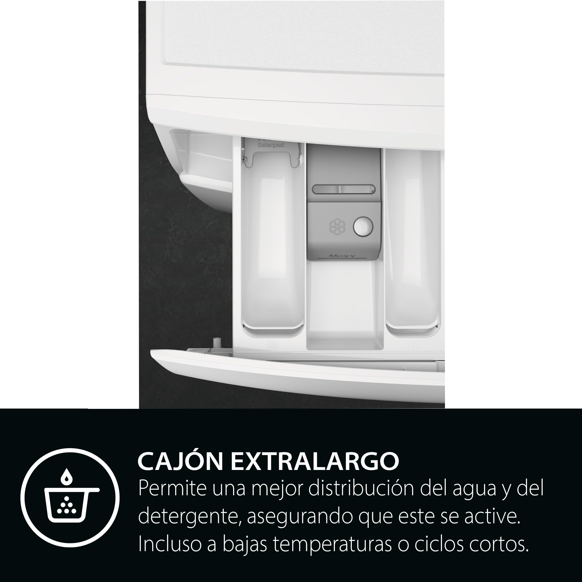AEG LFR6114O4B Lavadora de Libre Instalación, Carga Frontal, 10 Kg, 1400 rpm, Motor Inverter, Programa antibacteriano, Programas a Vapor, Programa Rápido, LCD, Serie 6000, Blanca, Clase A