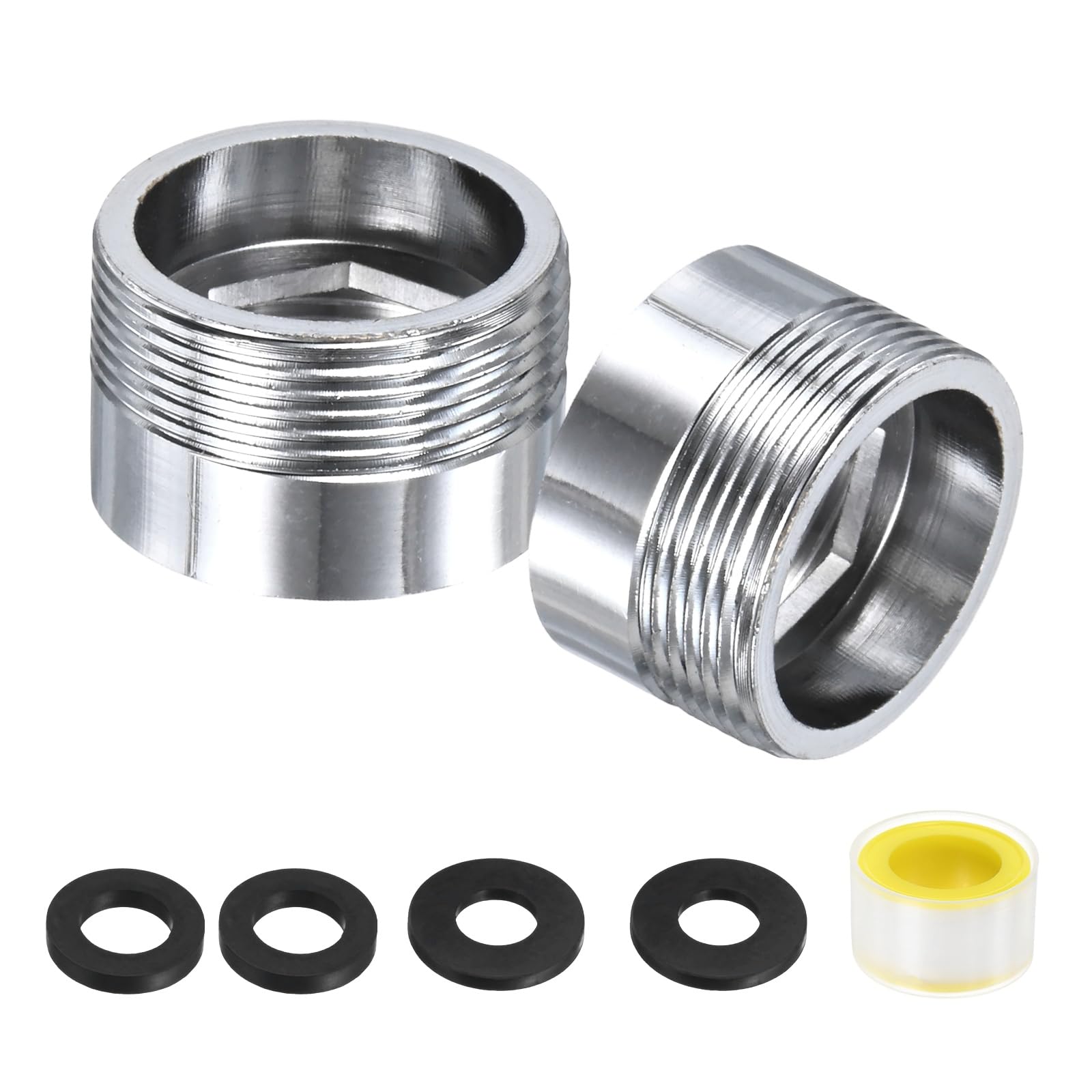 M METERXITY 2-Pack Faucet Adapter, M20 Female to M22 Male, for Kitchen