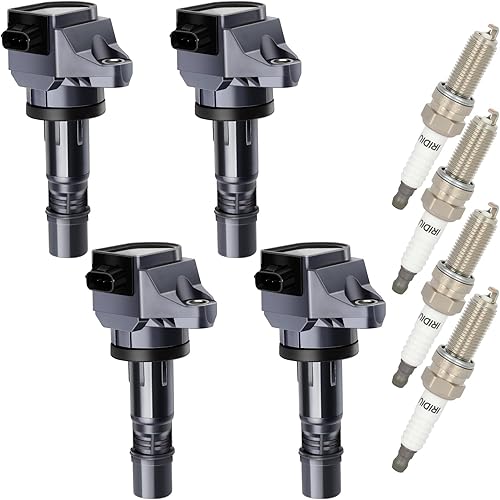 Aintier Ignition Coil Coils&iridium Spark Plugs UF672 for Honda for Acura 2012 2013 2014 2015 Civic ILX