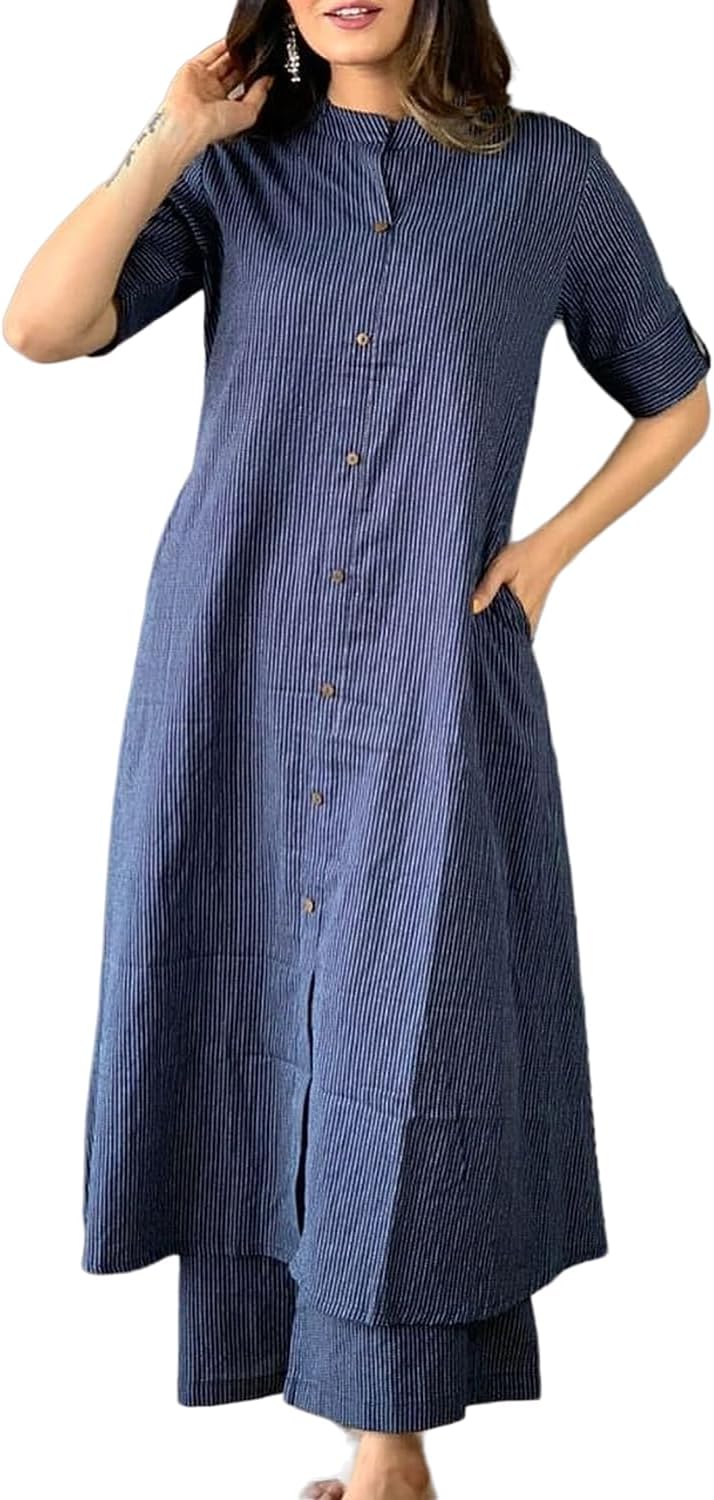 Elegant Cotton Kurta with Pant for Women