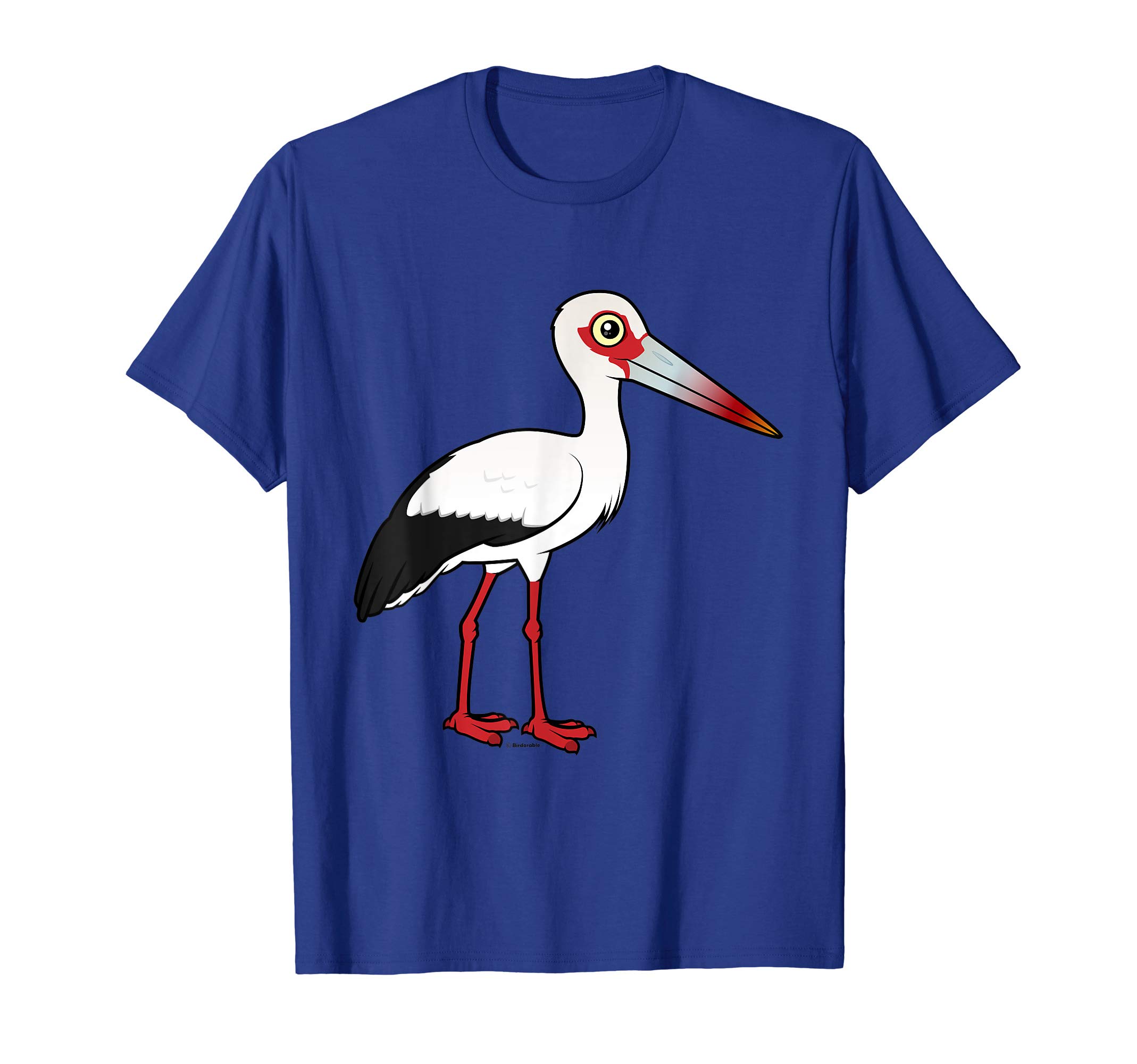 Cute Cartoon Maguari Stork Bird Lover Birdwatcher Gift Idea T-Shirt