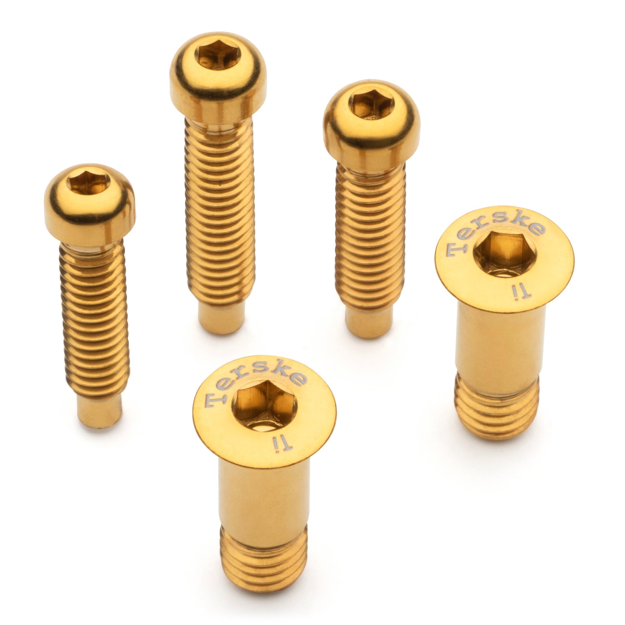 Amazon.co.jp: Terskeゴールドチタンボルトキットは、シマノXTR/XT/SLX