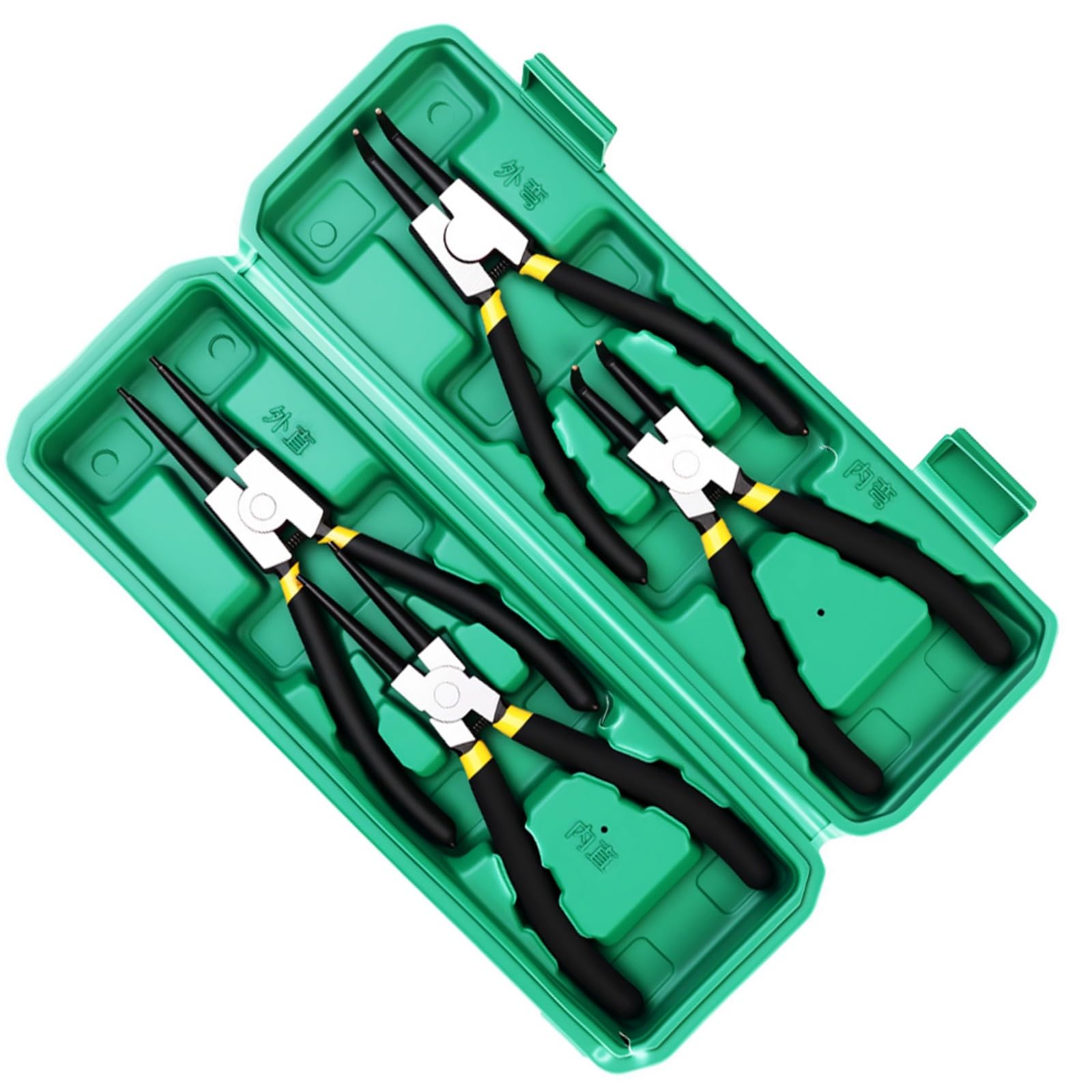 Rgybao Snapped Rings Pliers Set Antislip Design Effort Saving Spring Accurate Circlip For Professional Tasks Snapped Rings
