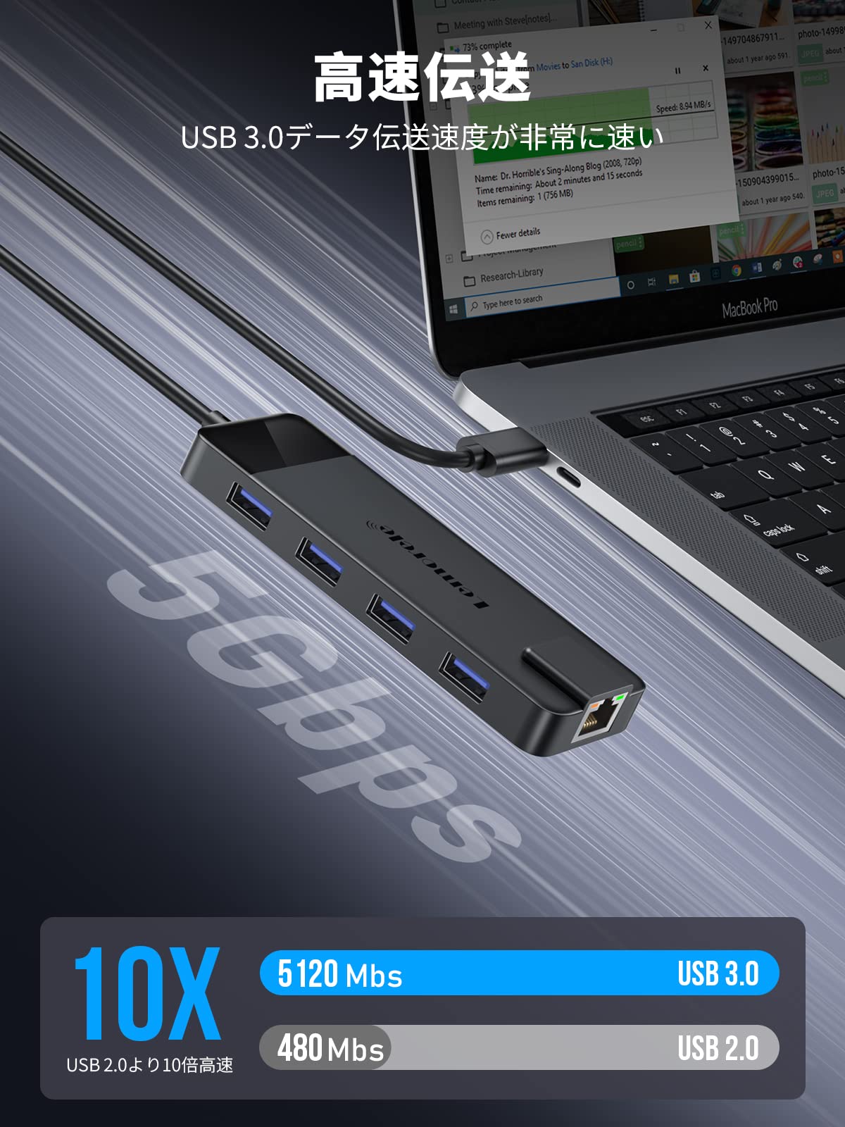 Amazon.co.jp: Lemorele ドッキングステーション USB C ハブ 10-in-1