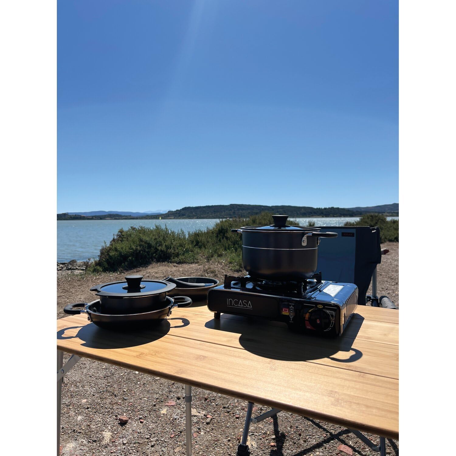 InCasa Popote en Aluminium 8 pièces