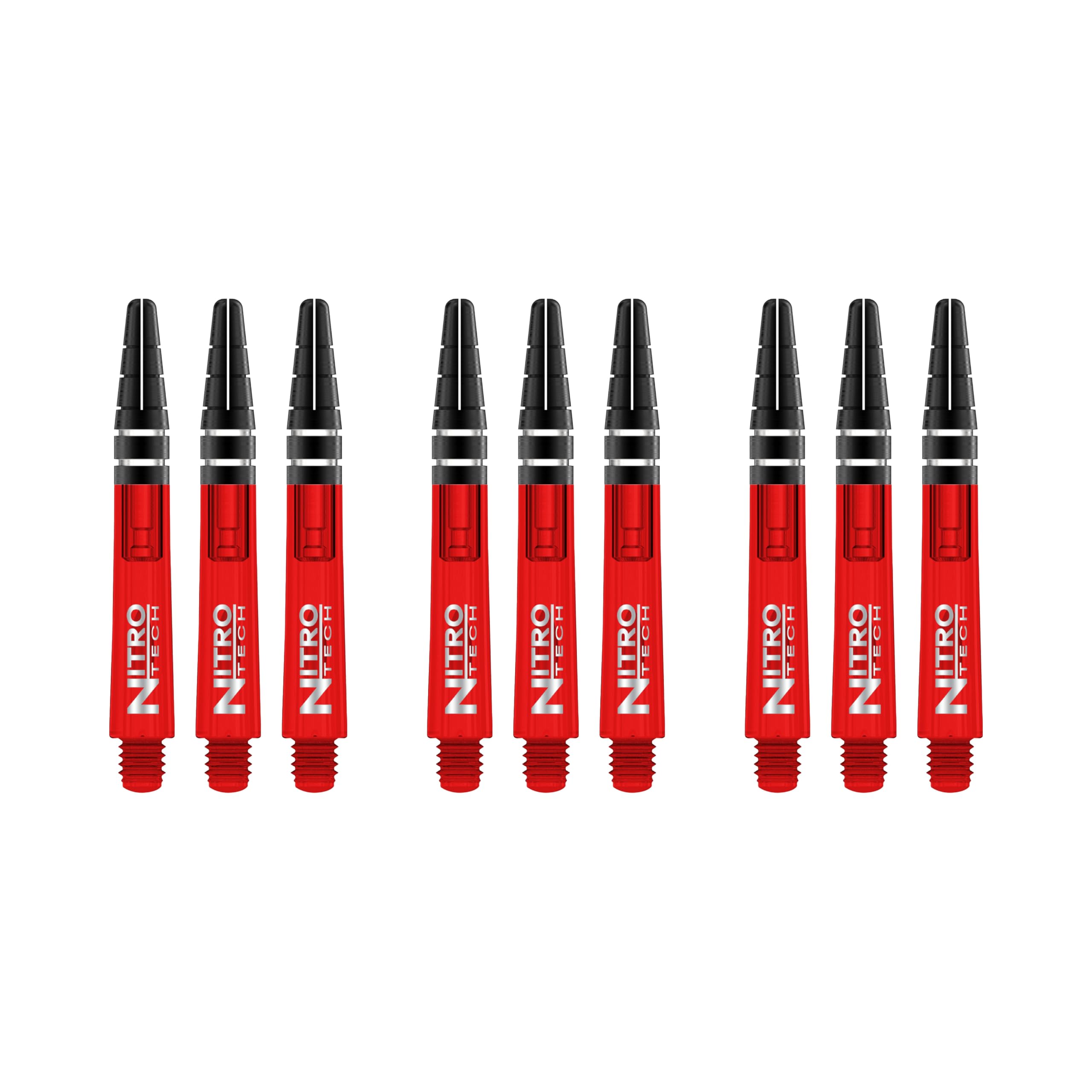 RED Dragon Nitrotech Short Stems - 3 Sets per Pack (9 Stems in Total)